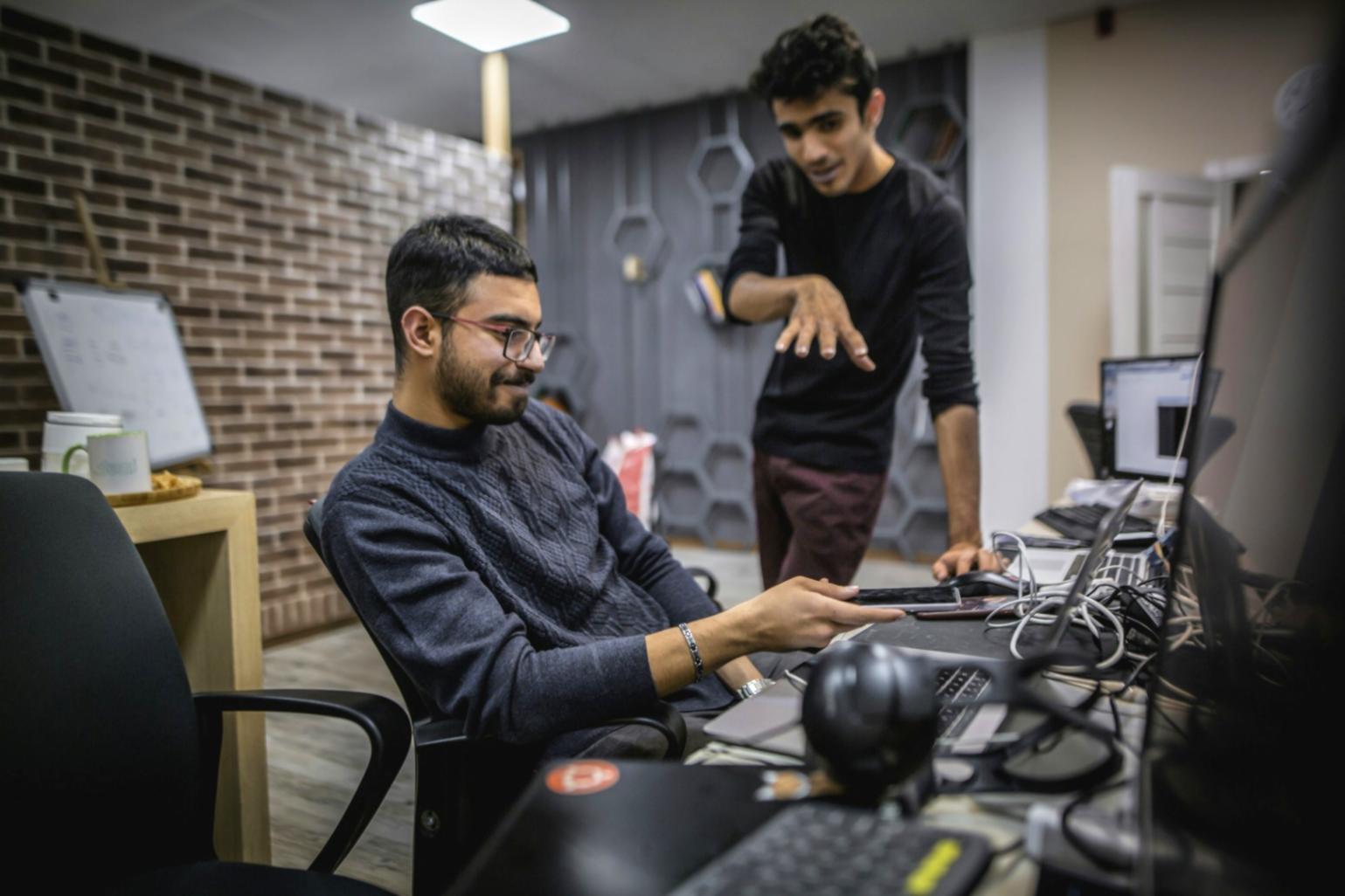 Espace de travail de notre équipe technique spécialisée en gestion réseau